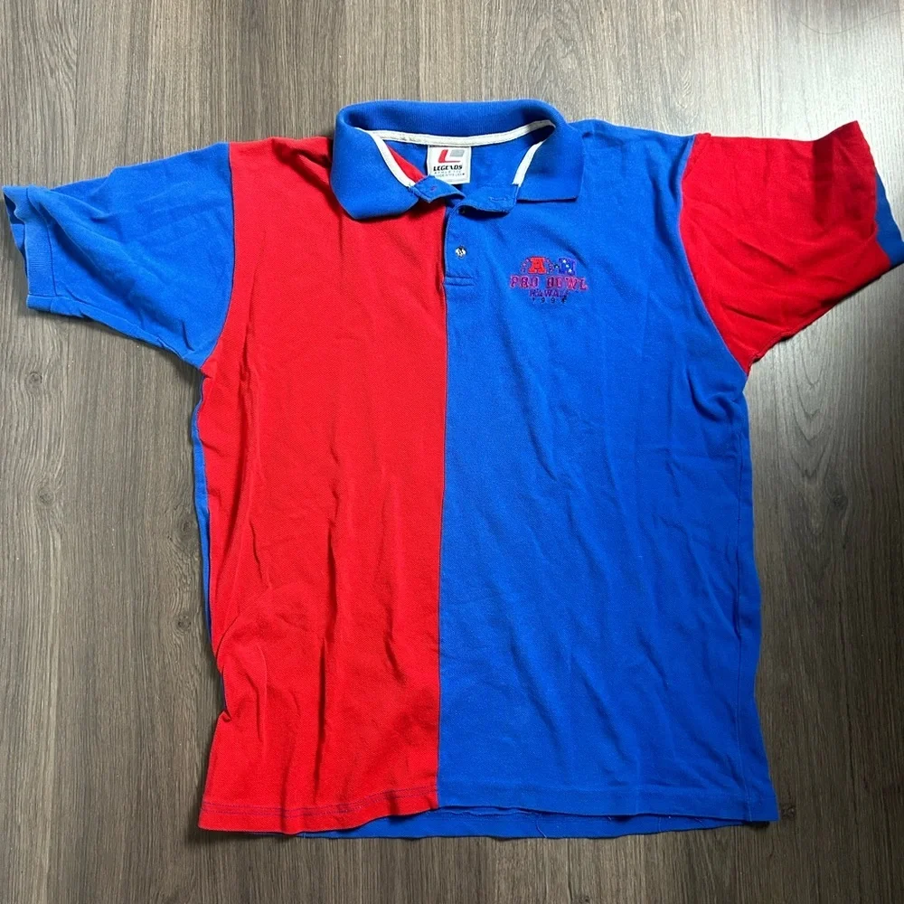 Vintage Probowl Hawaii 90s Polo Shirt - Picture 1 of 5